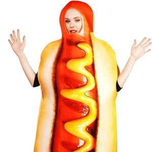 Unisex Adult Hot Dog Costume